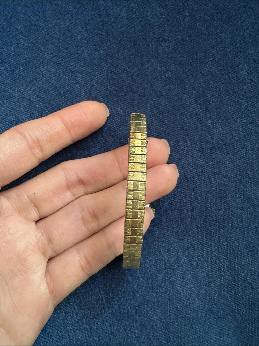 Vintage ELGIN expandable AUTOMATIC SWISS Made gold tone stainless steel‎ Watch